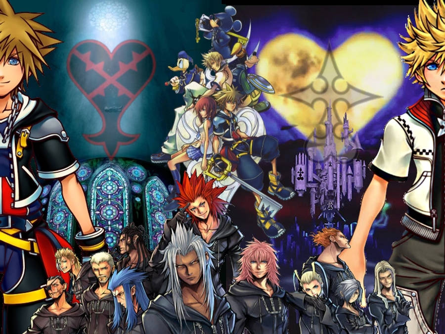 Maonyesho ya Nembo ya Kingdom Hearts Picha ya Ukuta