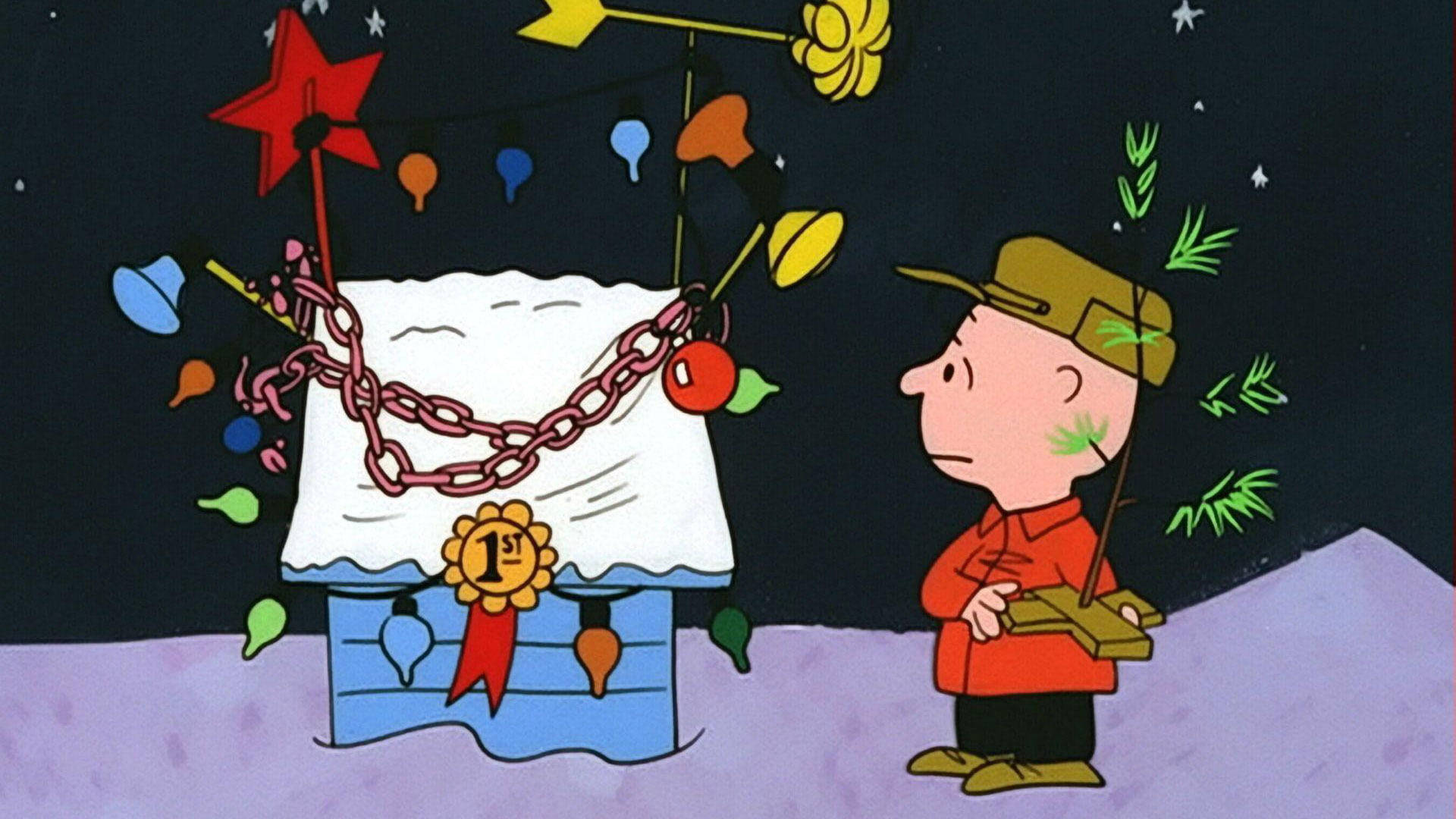 Mapambo ya Nyumbani ya Krismasi ya Snoopy Picha ya Ukuta