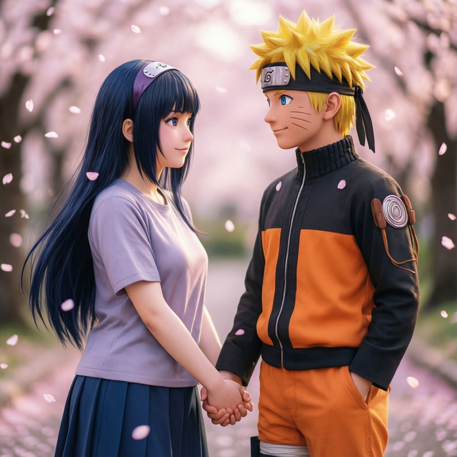 Mapenzi ya Naruto na Hinata Picha ya Ukuta