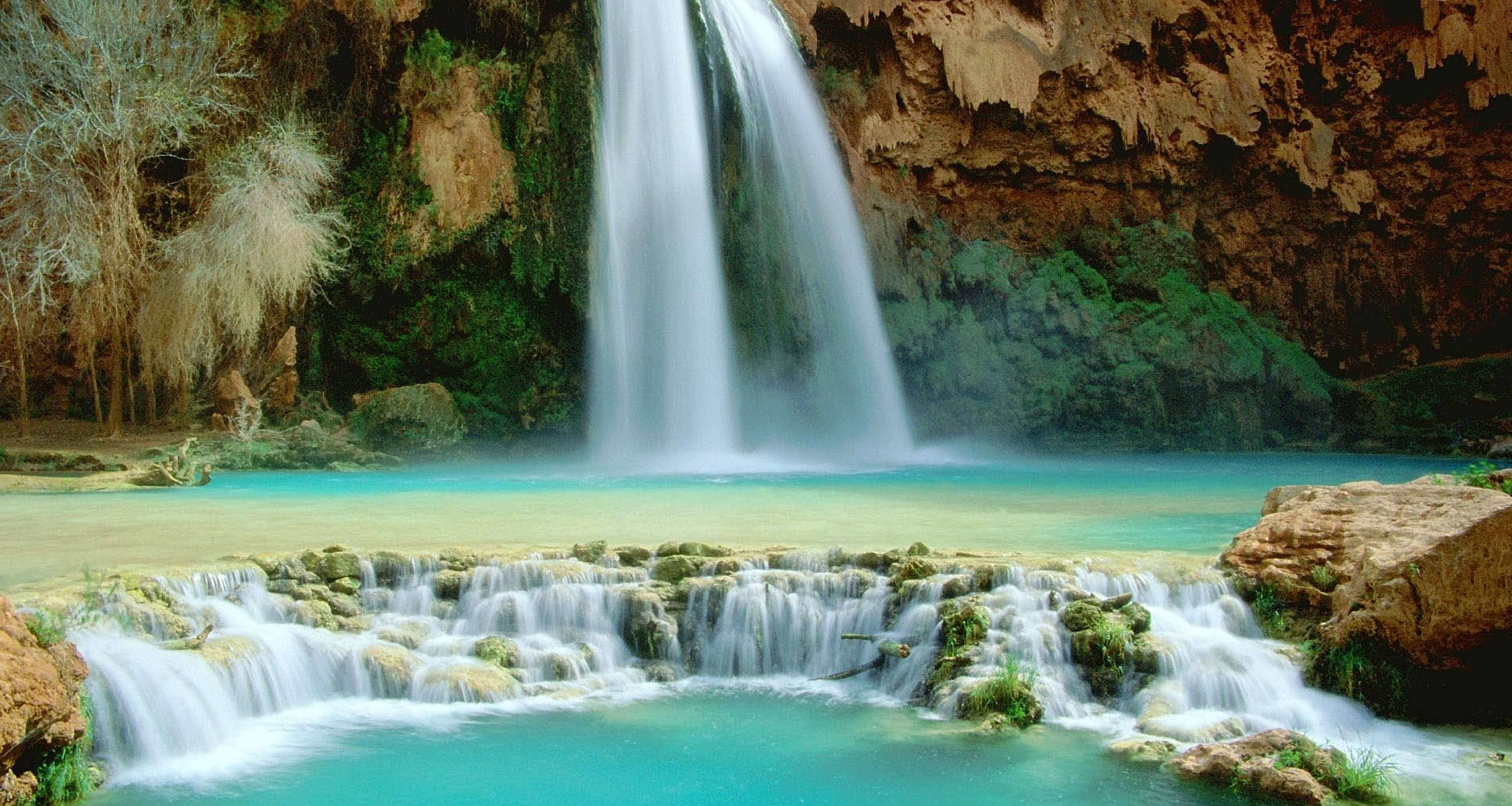 Maporomoko ya Maji ya HD ya Havasu Falls Arizona USA Picha ya Ukuta