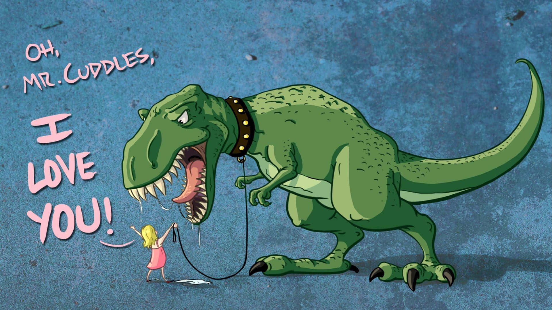 Marafiki Wazuri wa Dinosaur Wakifurahia Siku ya Kufurahisha Picha ya Ukuta