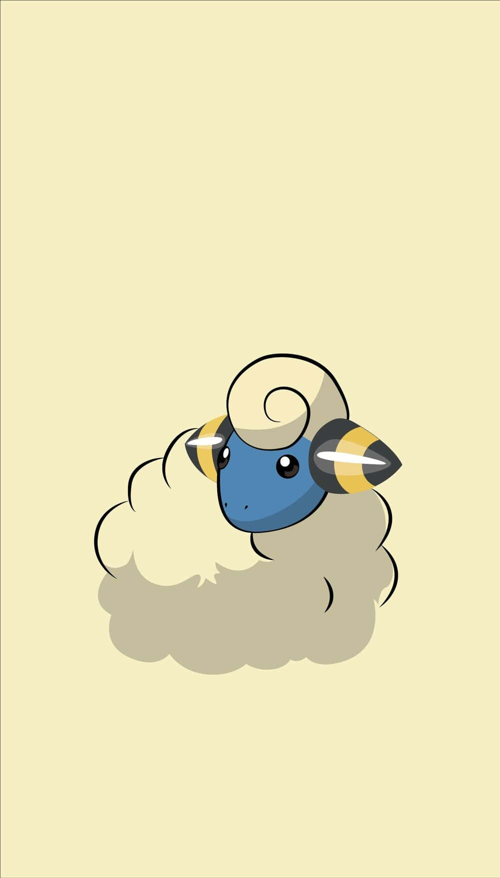 Mareep Aesthetic Beige Picha ya Ukuta