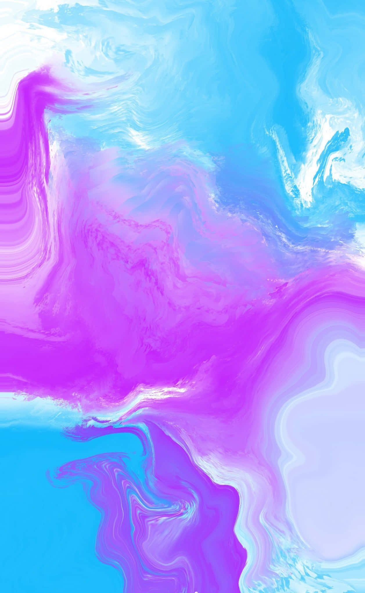 Marmura ya Maji ya Rangi ya Purple na Bluu Picha ya Ukuta