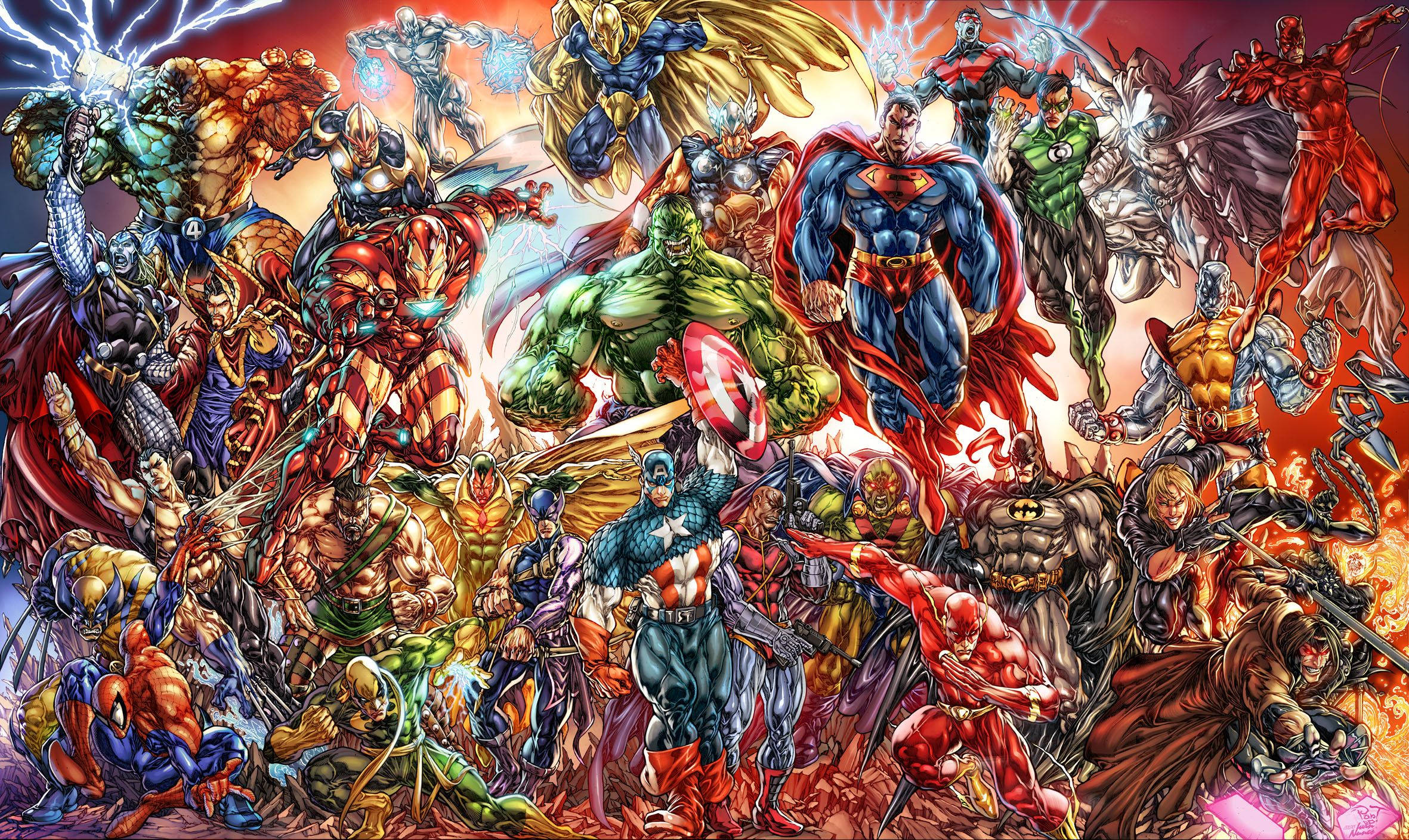 Marvel Comics Picha ya Ukuta