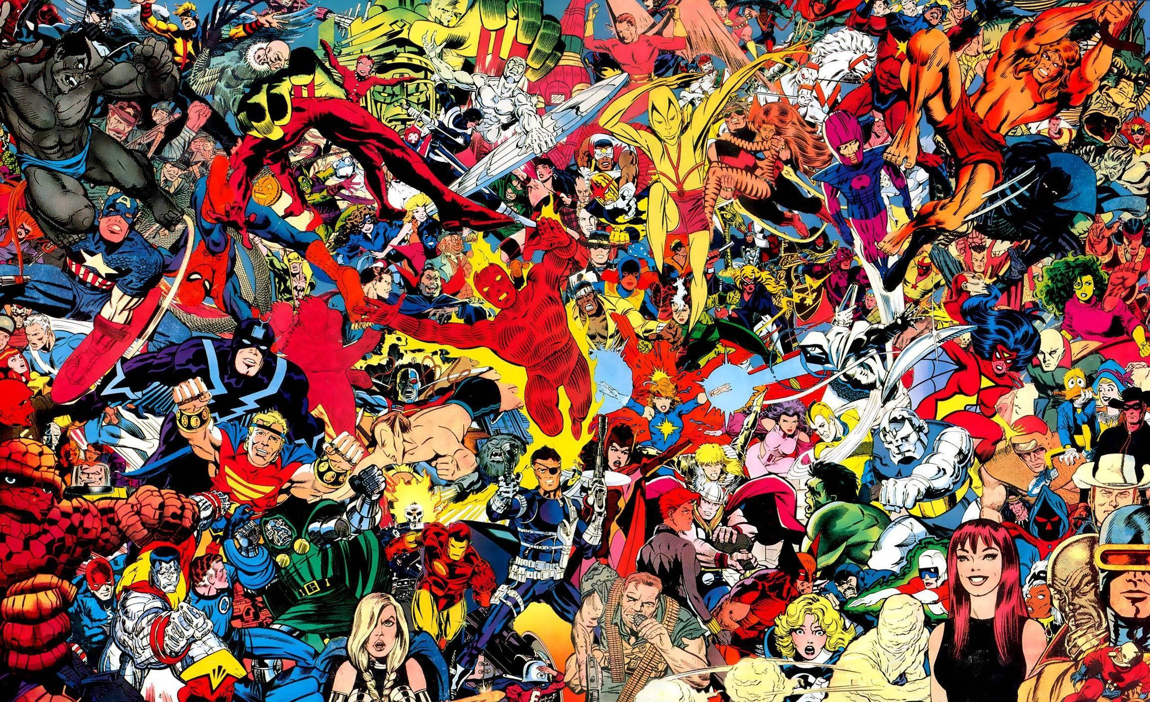 Marvel Comics: Kuleta Mashujaa wa Hadithi kwa Maisha kwa Zaidi ya Miaka 80 Picha ya Ukuta