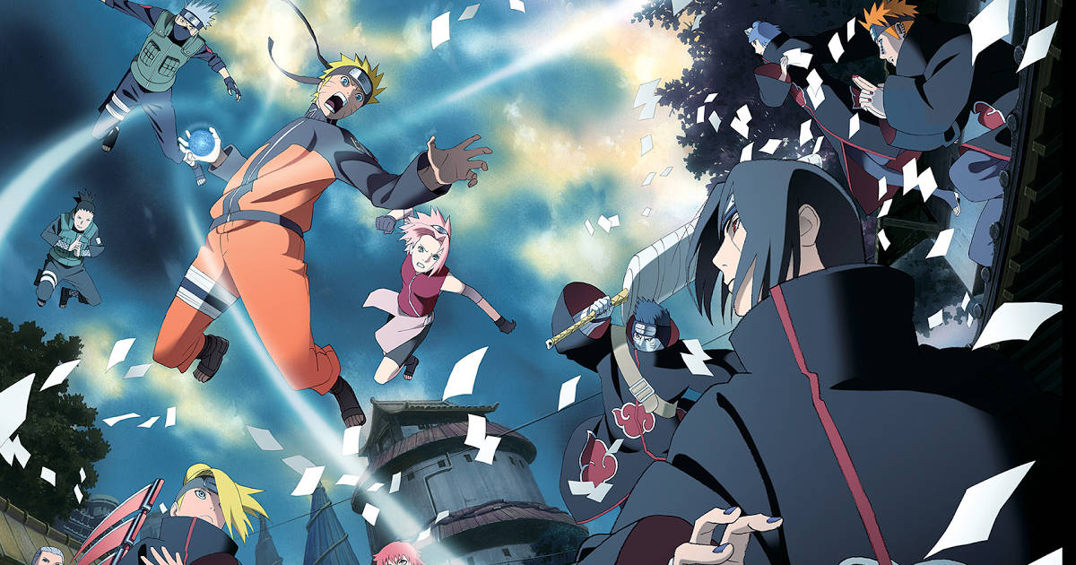 Mashuhuri wa Naruto Konoha Dhidi Akatsuki Picha ya Ukuta