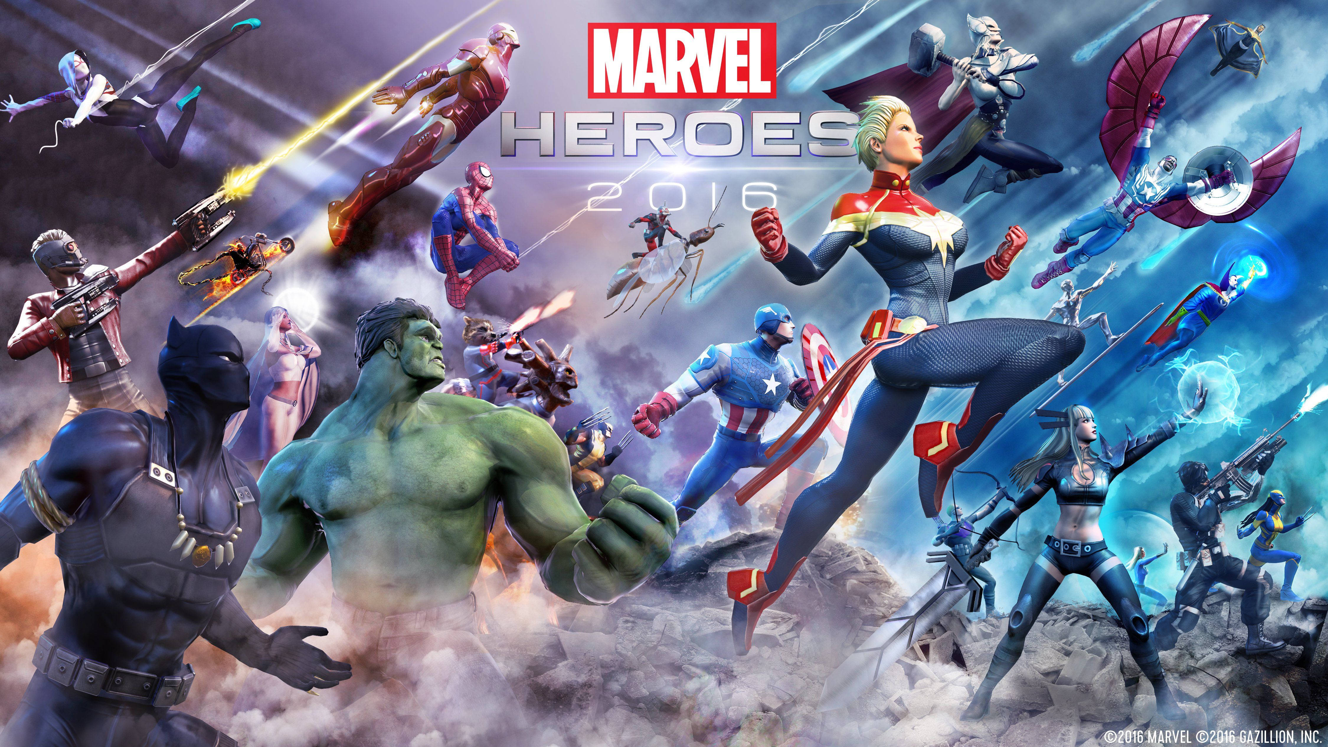 Mashujaa wa Marvel Picha ya Ukuta