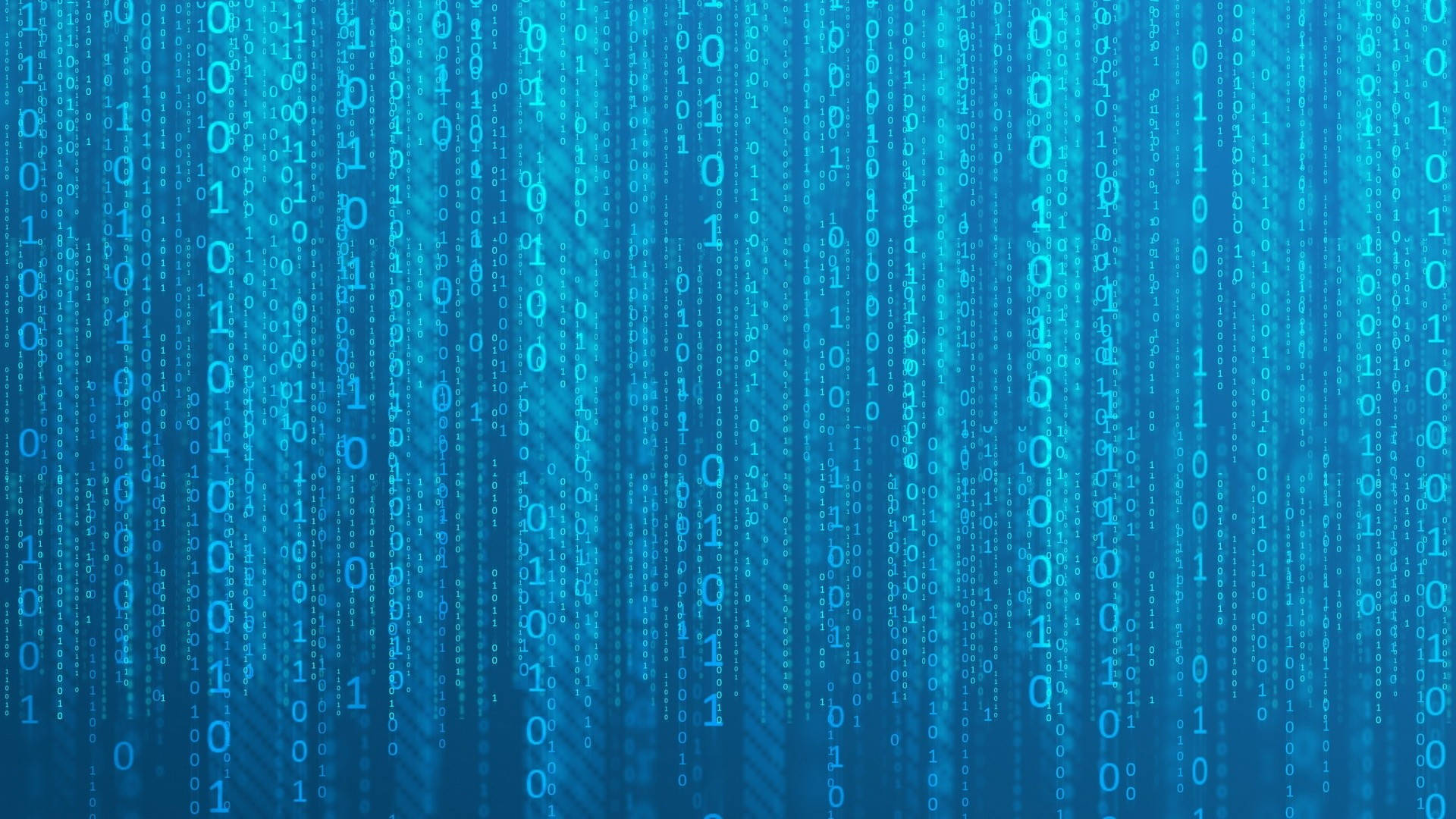 Matrix ya Bluu Baridi Picha ya Ukuta