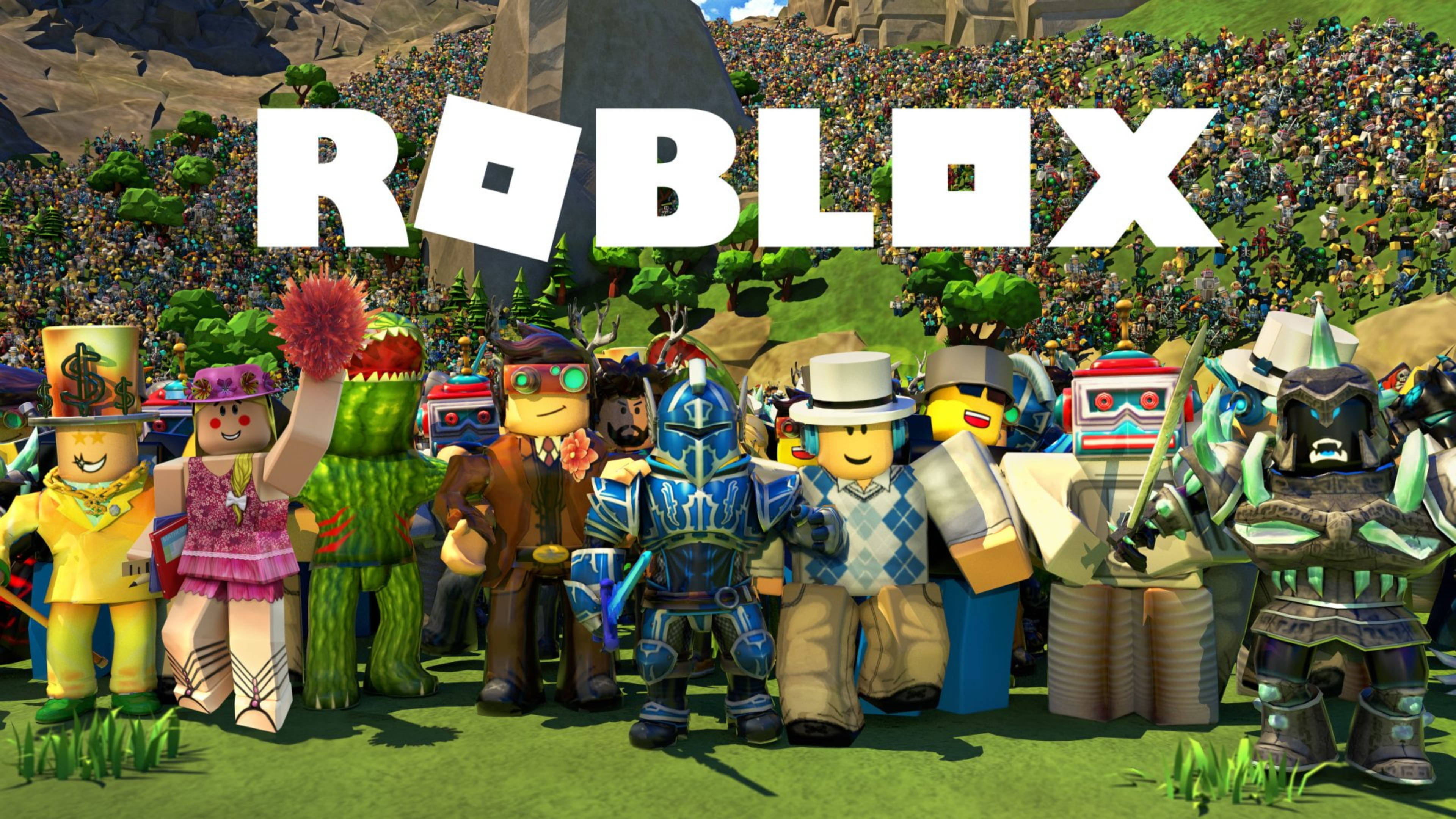 Matukio ya Kufurahisha na Uzoefu wa Michezo wa Roblox 4K Picha ya Ukuta