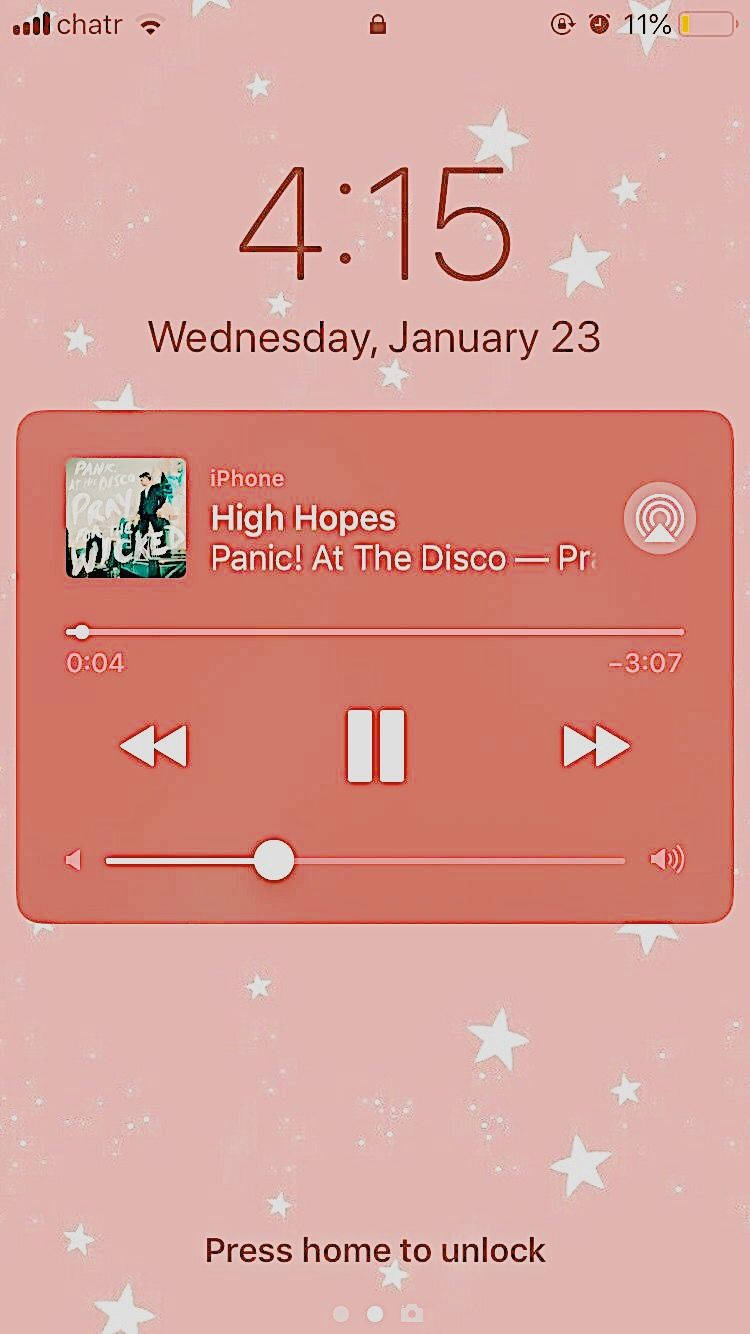 Matumaini Makubwa ya Muziki wa Aesthetic na Panic! At The Disco Picha ya Ukuta