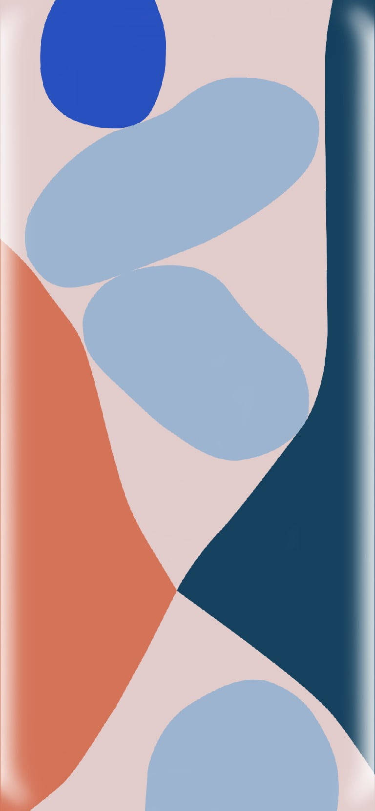 Maumbo ya Kikemikali ya Kuvutia Google Pixel 4 Picha ya Ukuta