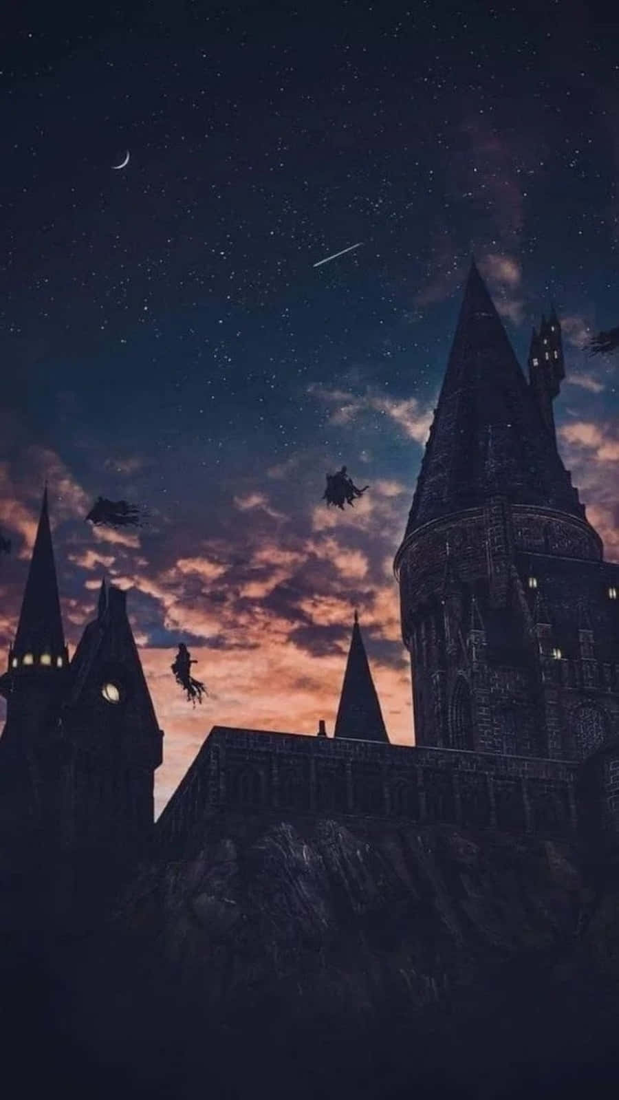 Mawazo yanakupeleka Hogwarts Picha ya Ukuta