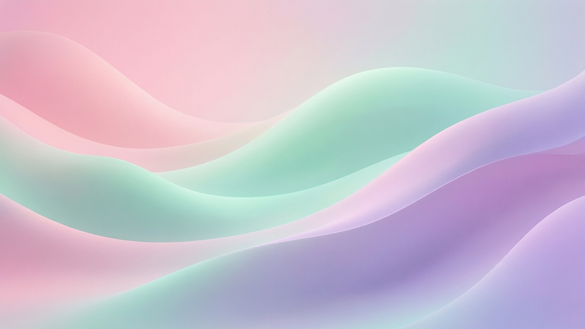 Mawimbi ya Pastel Gradient Picha ya Ukuta