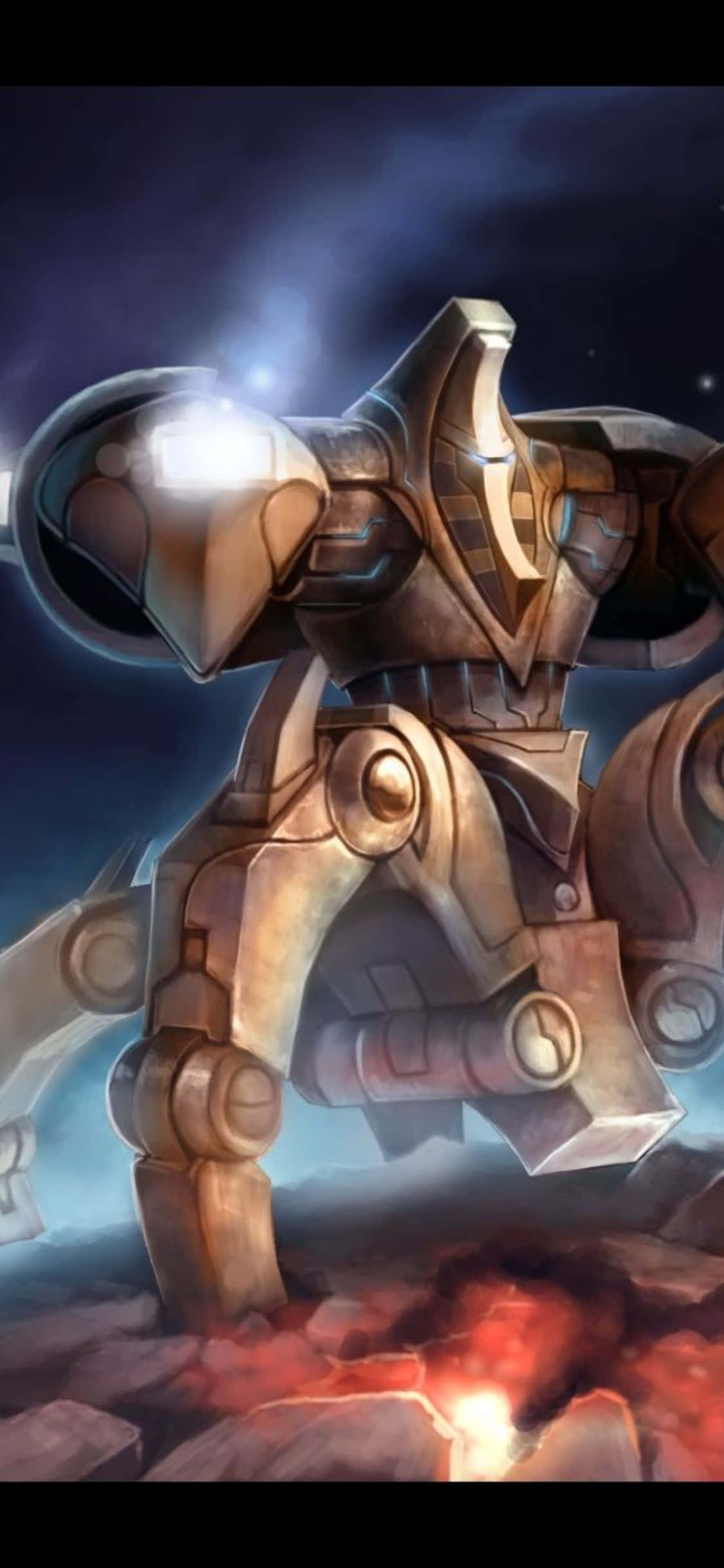 Mazingira ya iPhone X ya StarCraft II Joints Picha ya Ukuta