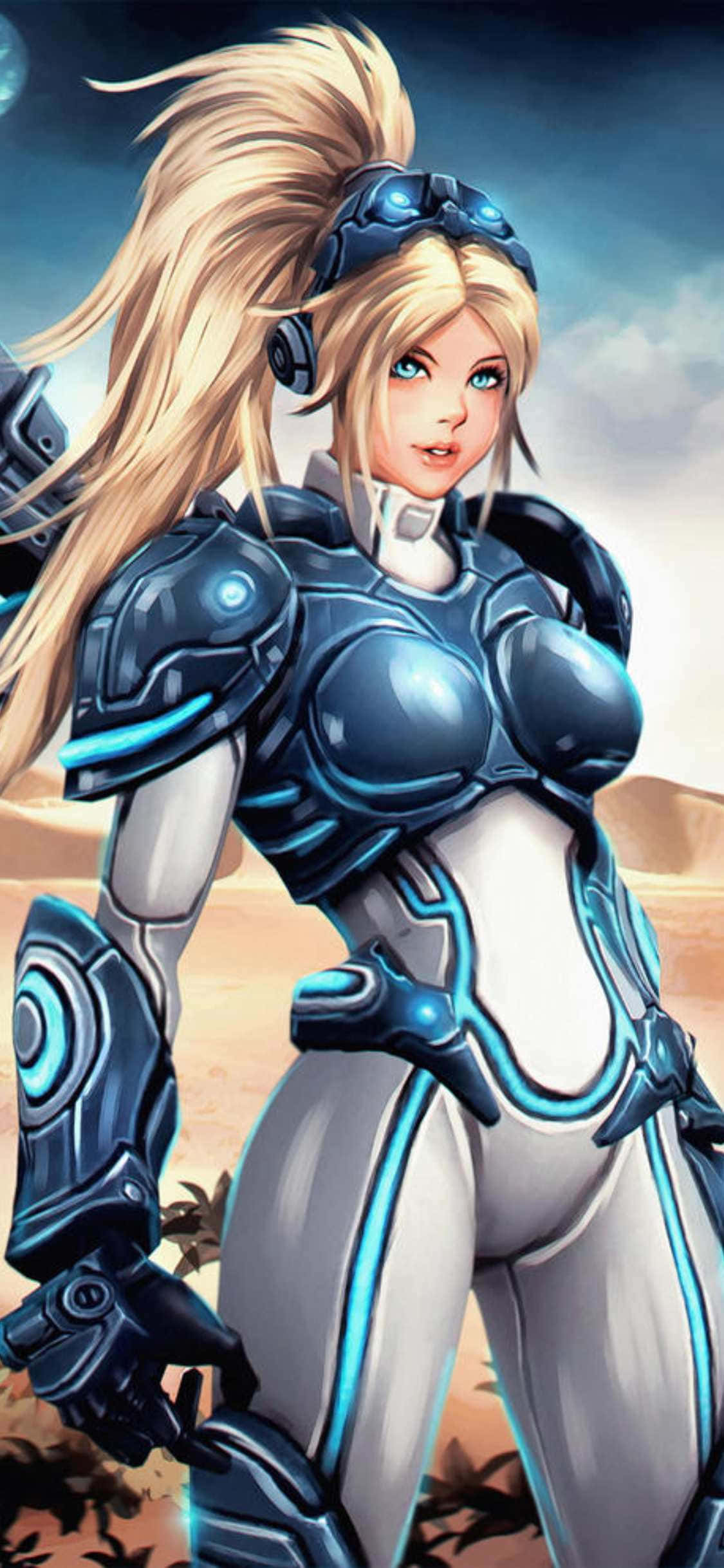 Mazingira ya iPhone X Starcraft Ii Novemba Annabella Picha ya Ukuta