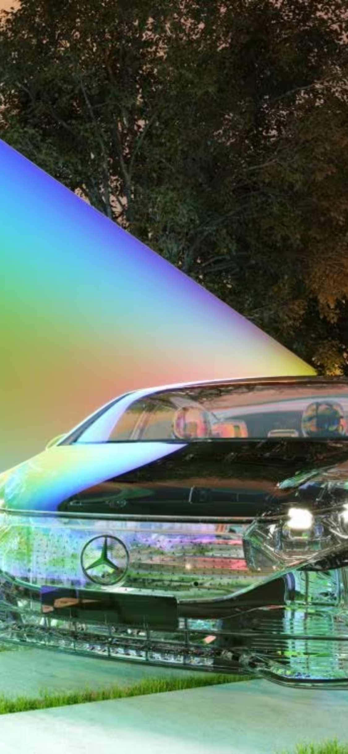 Mazingira ya iPhone Xs Mercedes Inayomirika Mercedes-Benz S-Class Picha ya Ukuta
