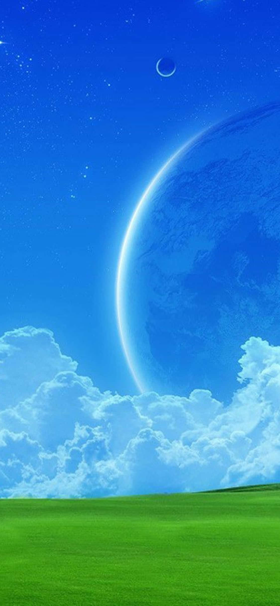 iPhone Xs Desktop Pc Galaxy Nature Background Picha ya Ukuta
