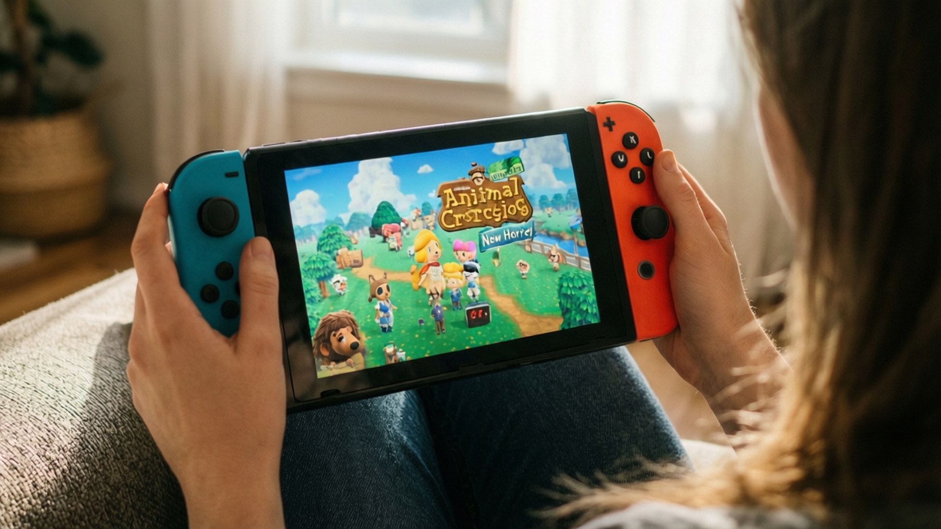 Mazingira ya Kupendeza ya Animal Crossing Picha ya Ukuta