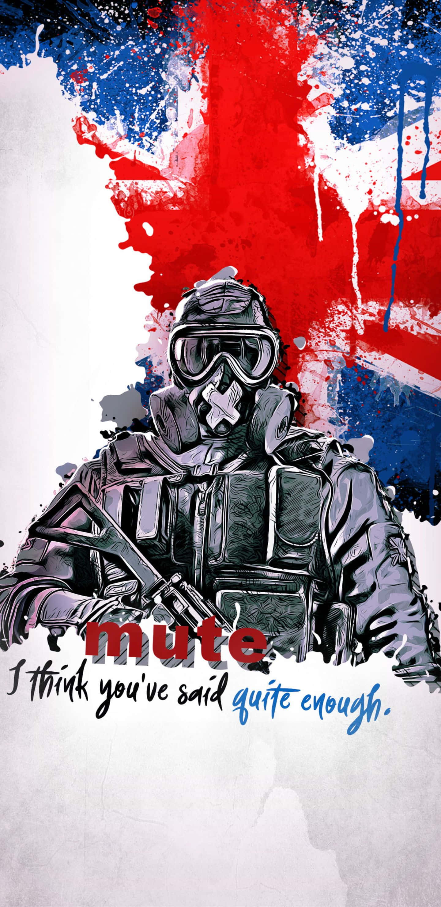 Mazingira ya mchezo maarufu Rainbow Six Siege kwenye simu ya Samsung Pixel 3xl Picha ya Ukuta