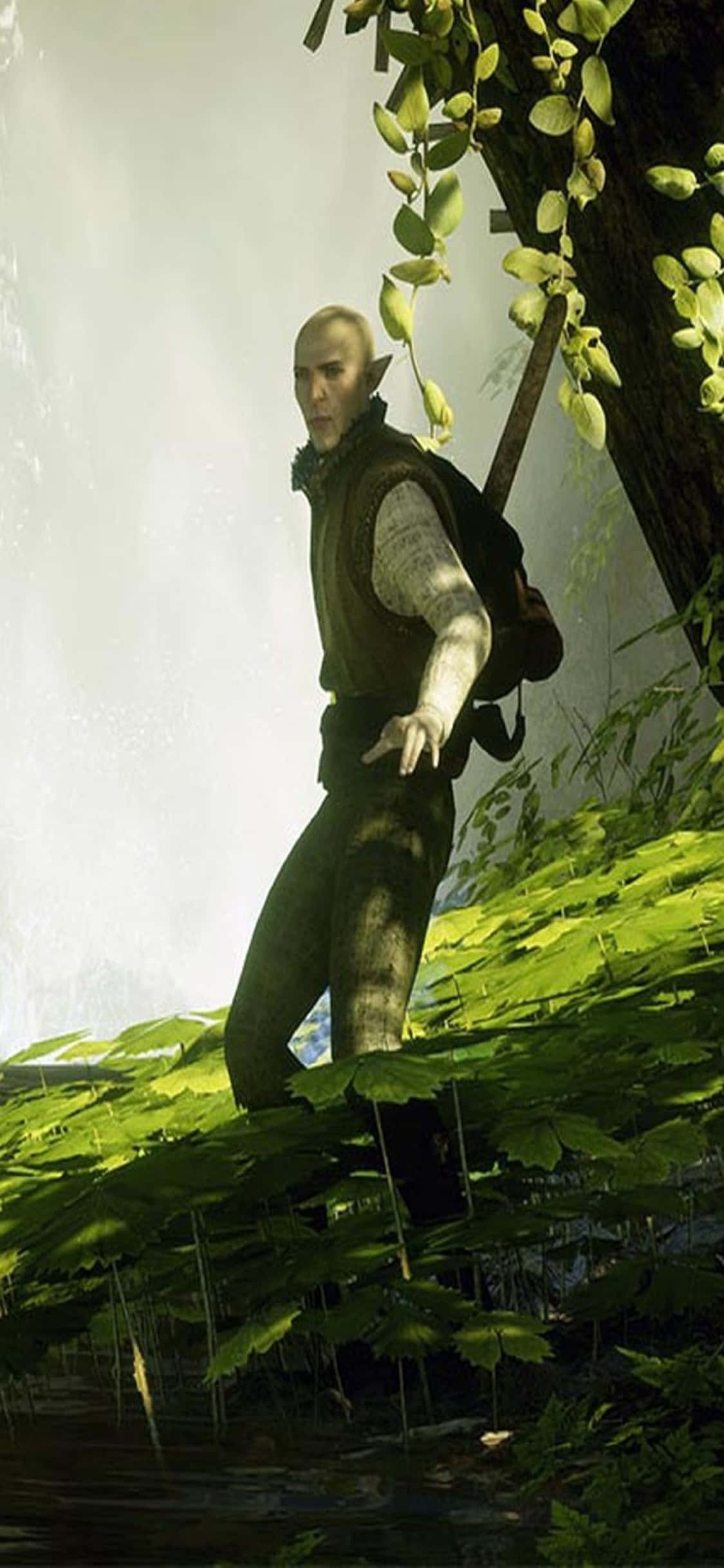 Mazingira ya Mchezo ya Shadow of Mordor ya Kipekee kwa iPhone X Picha ya Ukuta