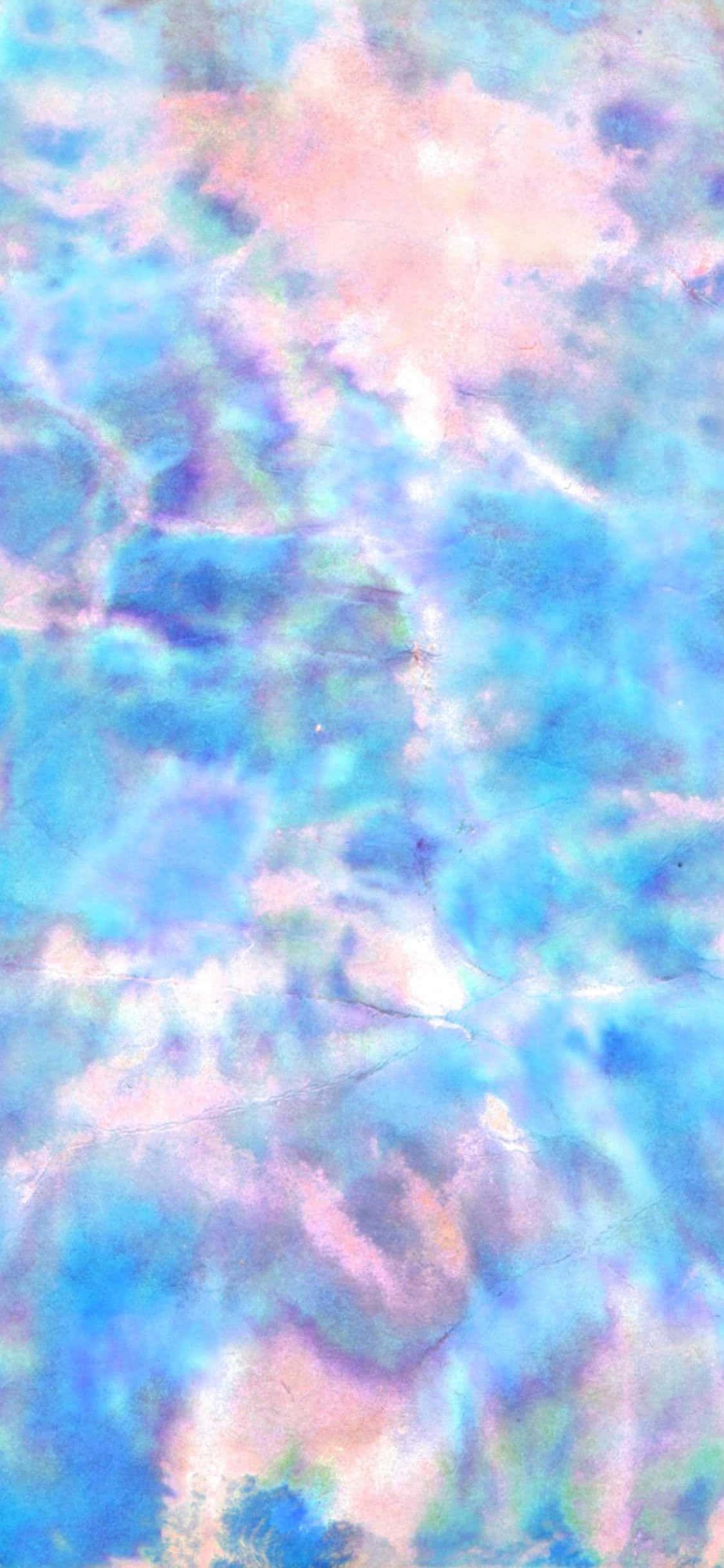 Mazingira ya Turquoise ya Kikamilifu ya Tie Dye Picha ya Ukuta