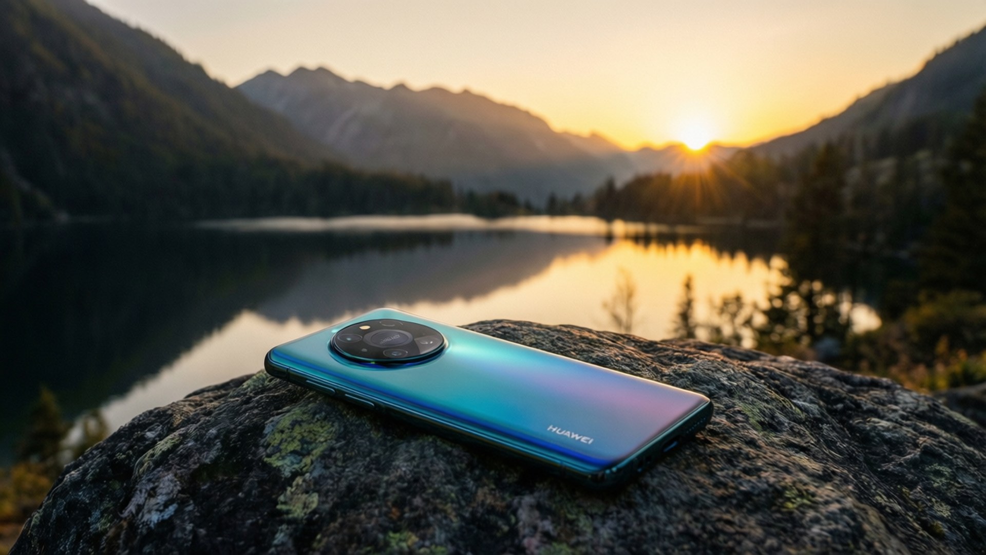 Maziwa ya Machweo na Huawei Picha ya Ukuta