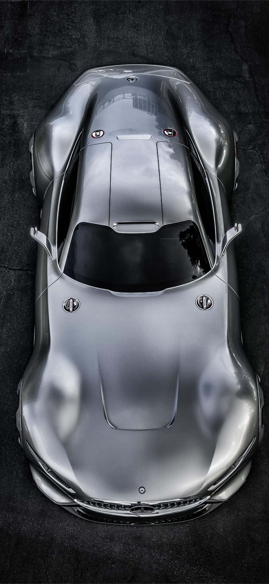 Vision Gran Turismo iPhone Xs Mercedes Amg Nyemba Nyemba Picha ya Ukuta