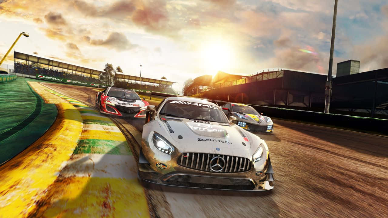 Mbio za Anga la Jua 720p Mandharinyuma ya Project Cars Picha ya Ukuta