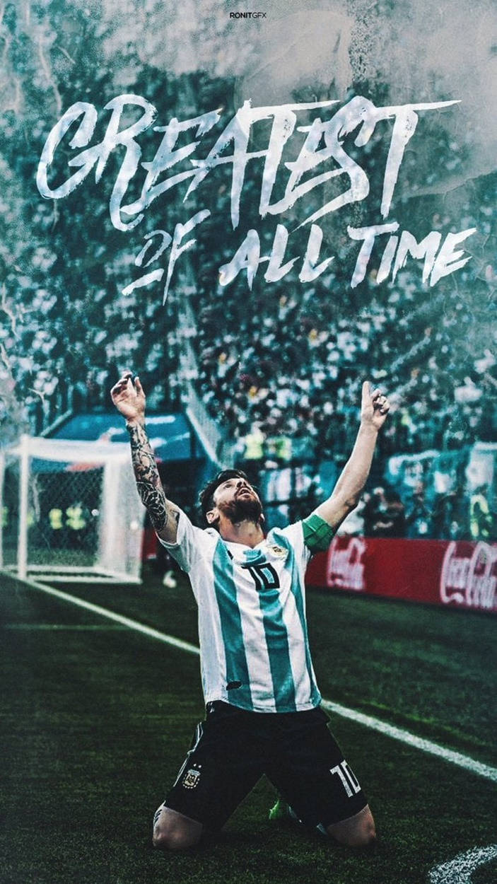 Mbuzi wa Soka Messi Argentina Picha ya Ukuta