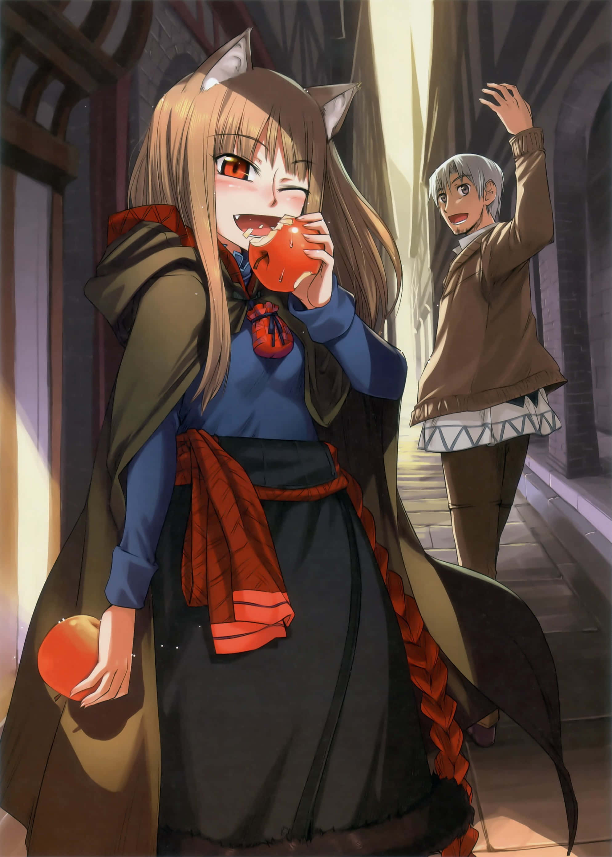 Mbwa Mwanga wa Spice and Wolf Picha ya Ukuta
