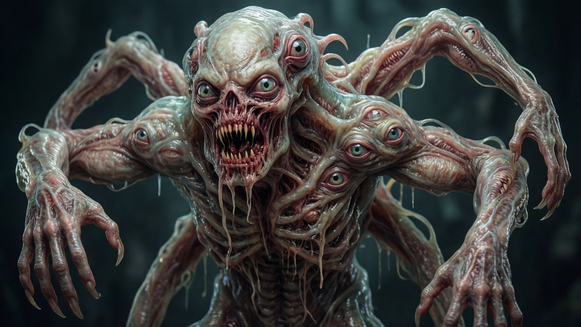 Mchanganyiko wa Alien-Necromorph Picha ya Ukuta