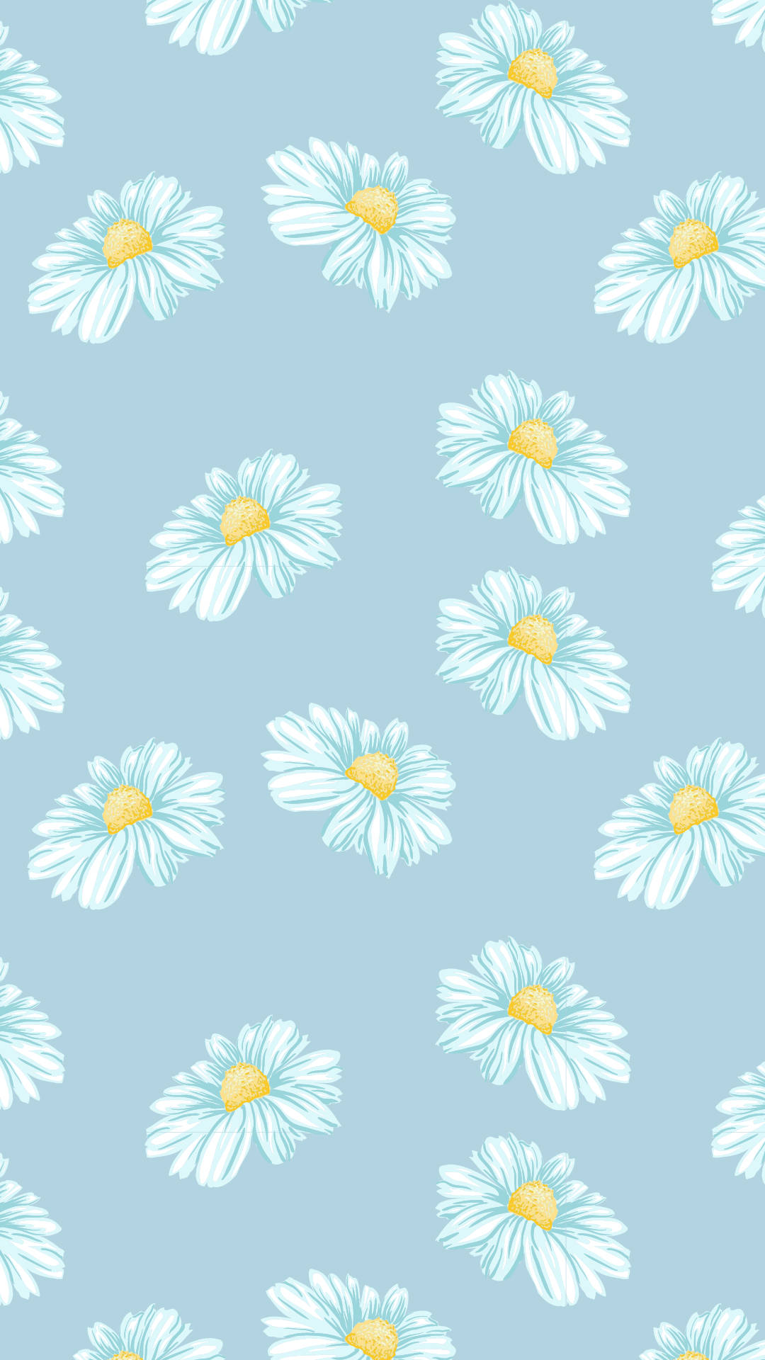 Mchanganyiko wa Daisies Mzuri Picha ya Ukuta