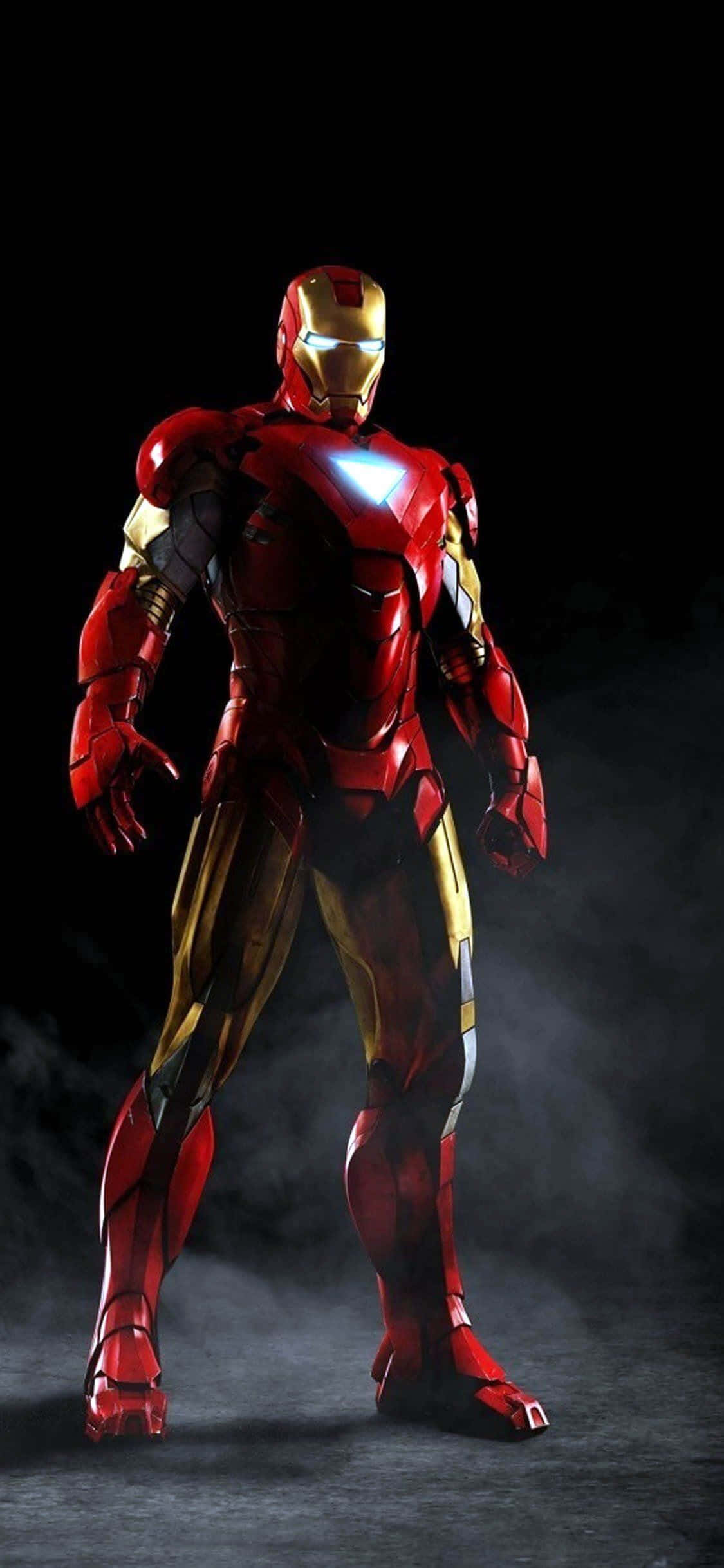 Mchanganyiko wa Kamilifu wa Utaratibu na Kazi - Iron Man iPhone X Picha ya Ukuta