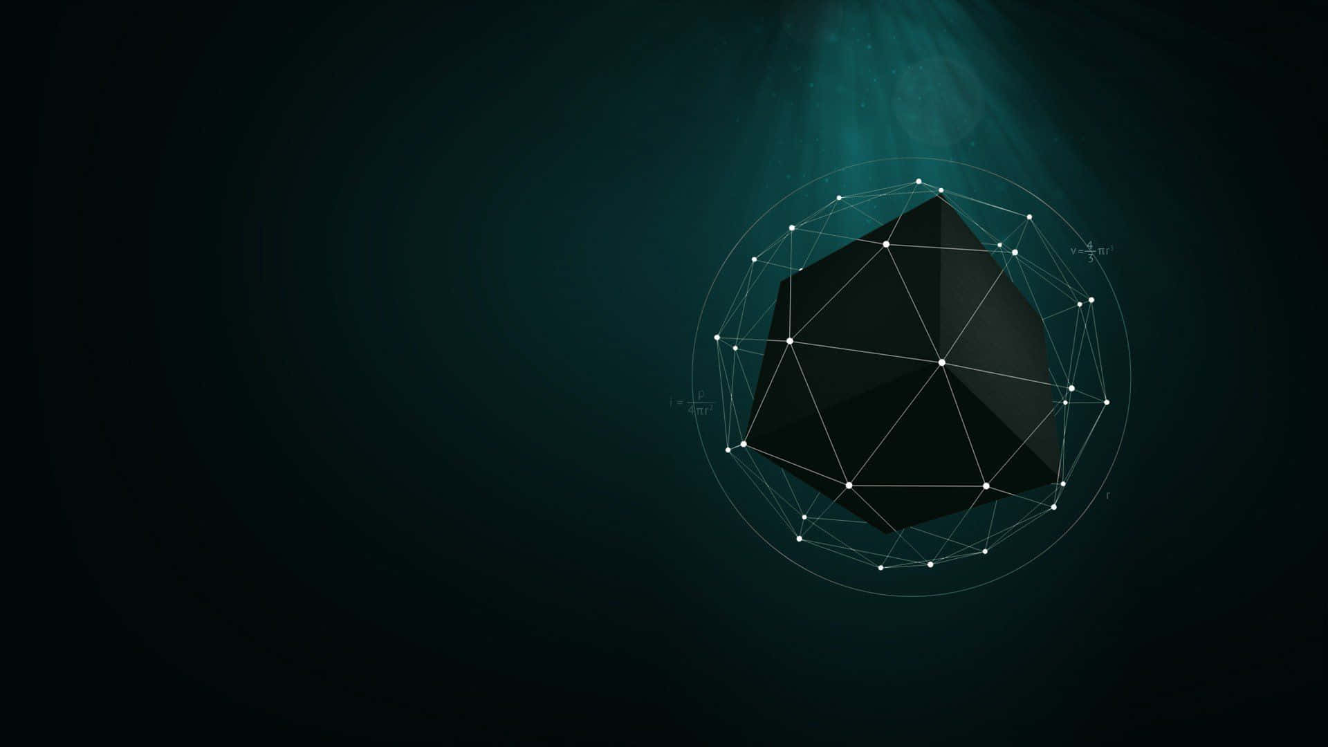 Mchemraba Mweusi 1920 X 1080 Picha ya Ukuta