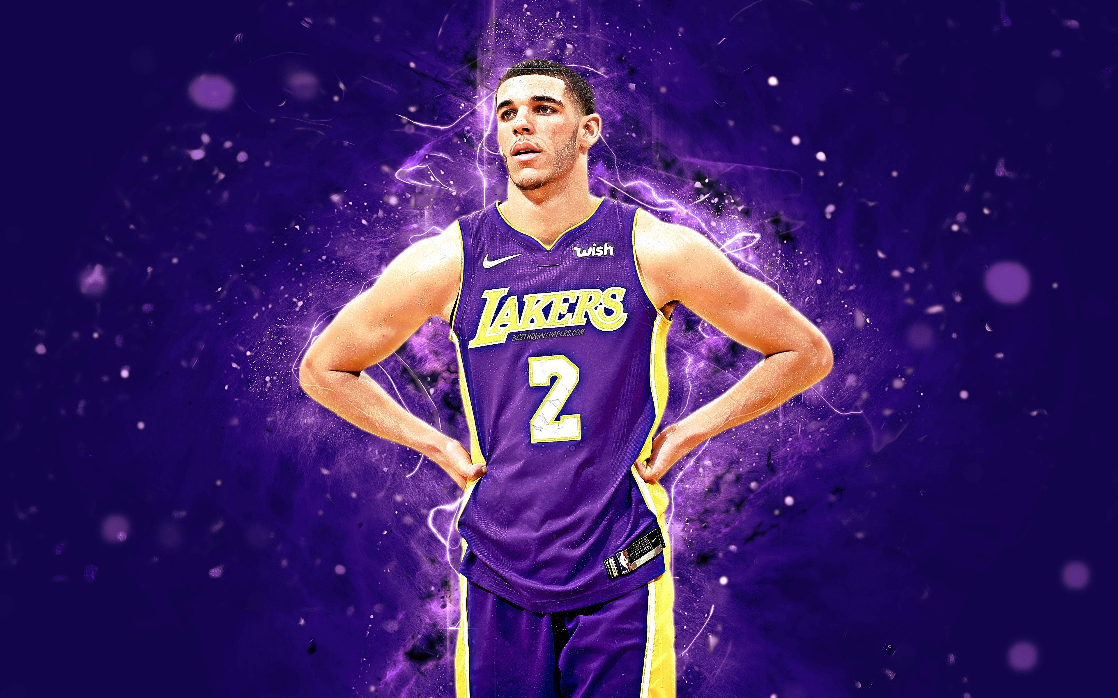 Mchezaji wa Zamani wa Lakers Lonzo Ball Picha ya Ukuta