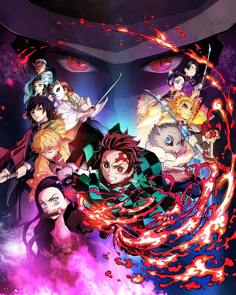 Mchezo wa Anime wa Demon Slayer Kimetsu No Yaiba The Hinokami Chronicles Picha ya Ukuta
