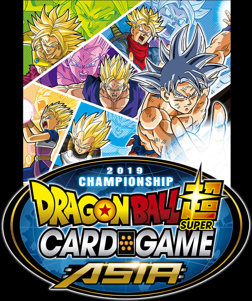 Mchezo wa Kadi ya Dragon Ball Super Asia Championship2019 Picha ya Ukuta