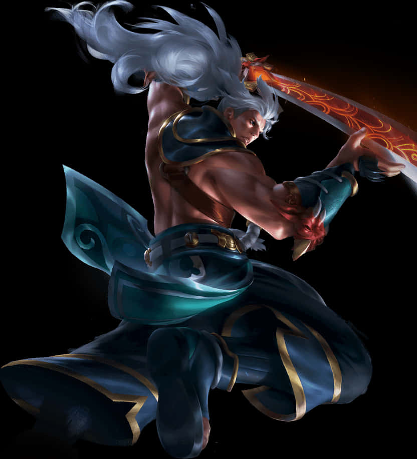 Mchoma Moto wa Demon Slayer Kyojuro Rengoku Picha ya Ukuta