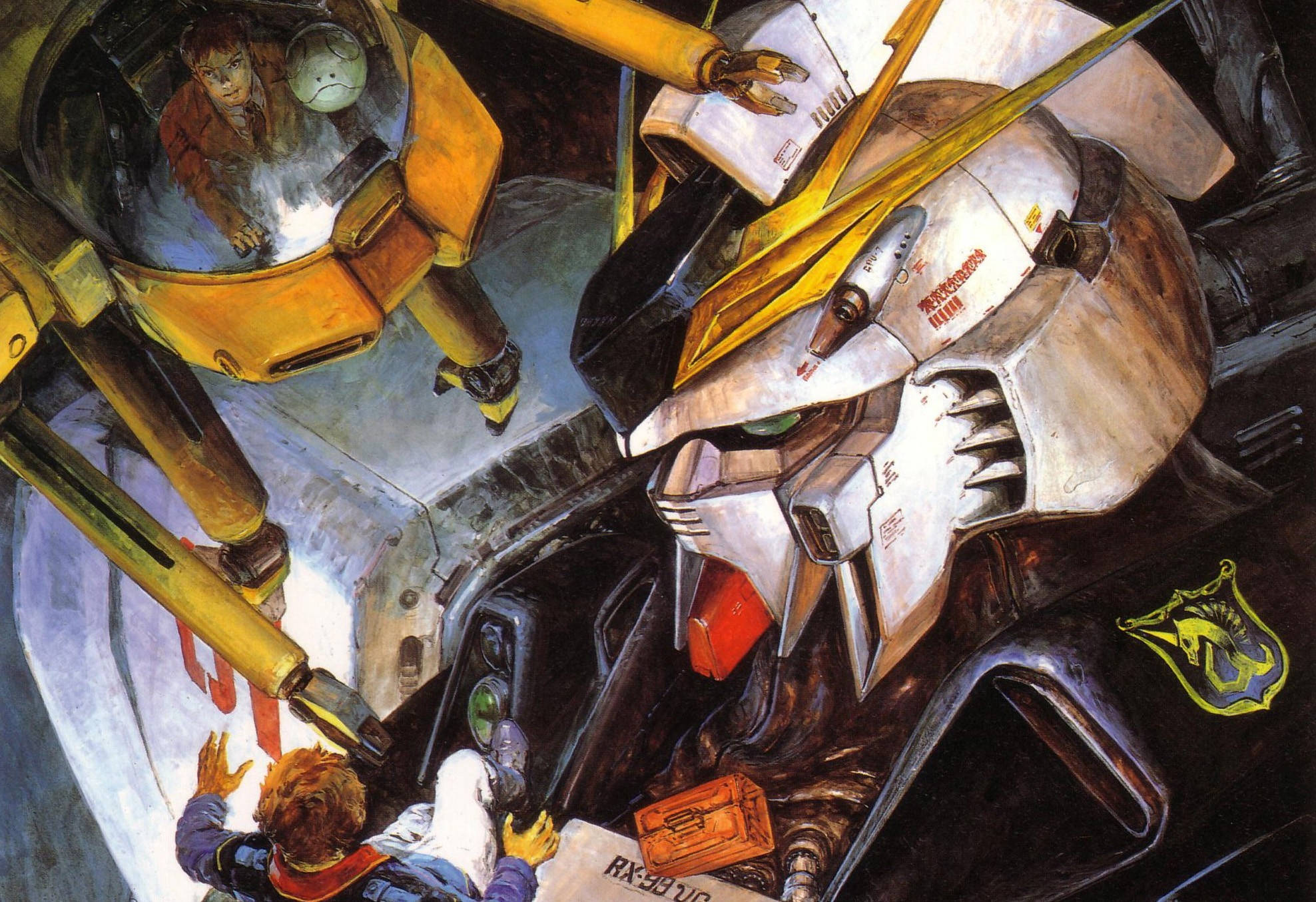 Mchoro Halisi wa Mobile Suit Gundam Picha ya Ukuta
