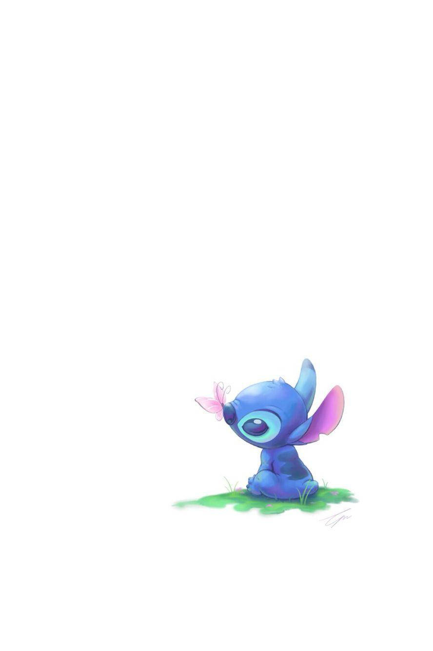 Mchoro Mzuri wa Lilo na Stitch Picha ya Ukuta