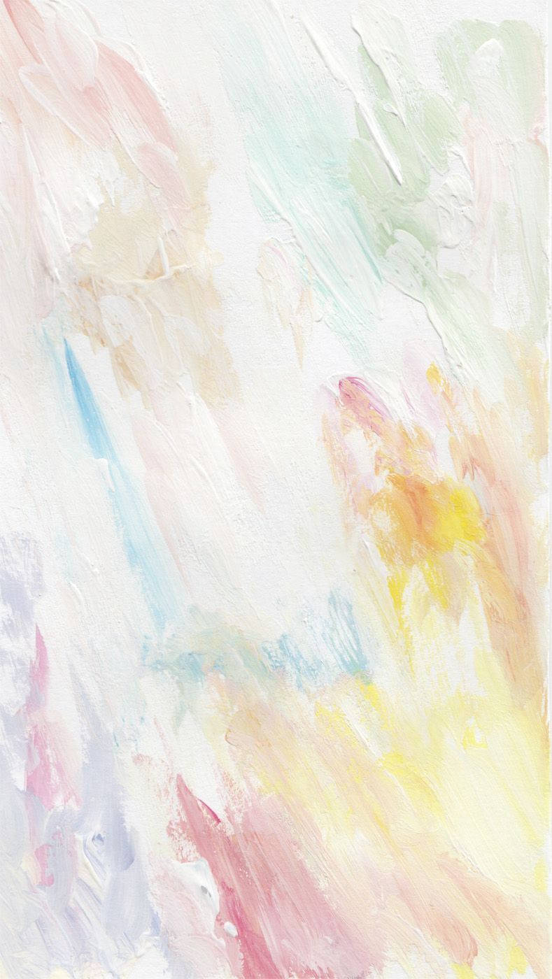 Mchoro wa Abstract wa Brush ya Watercolor Picha ya Ukuta