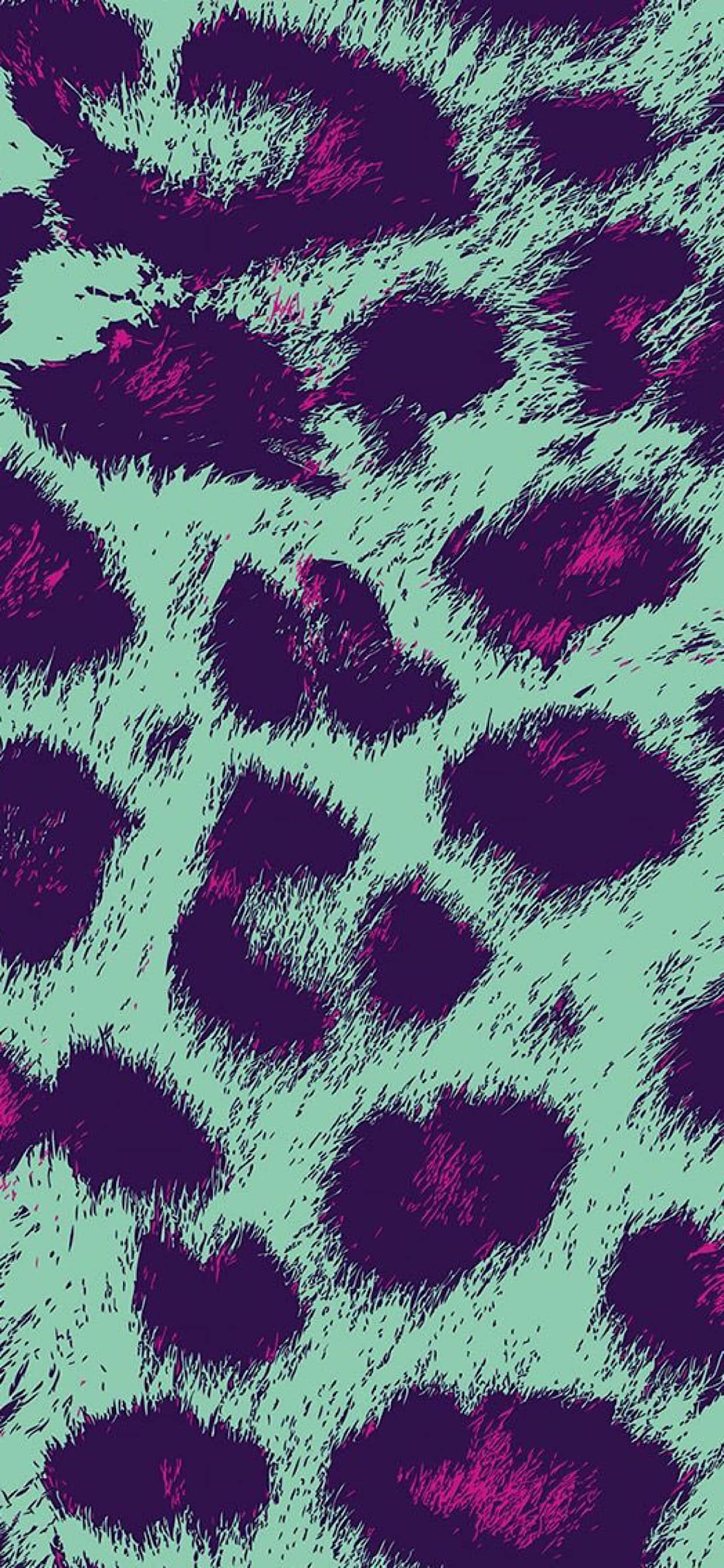 Mchoro wa Abstract wa Leopard Picha ya Ukuta