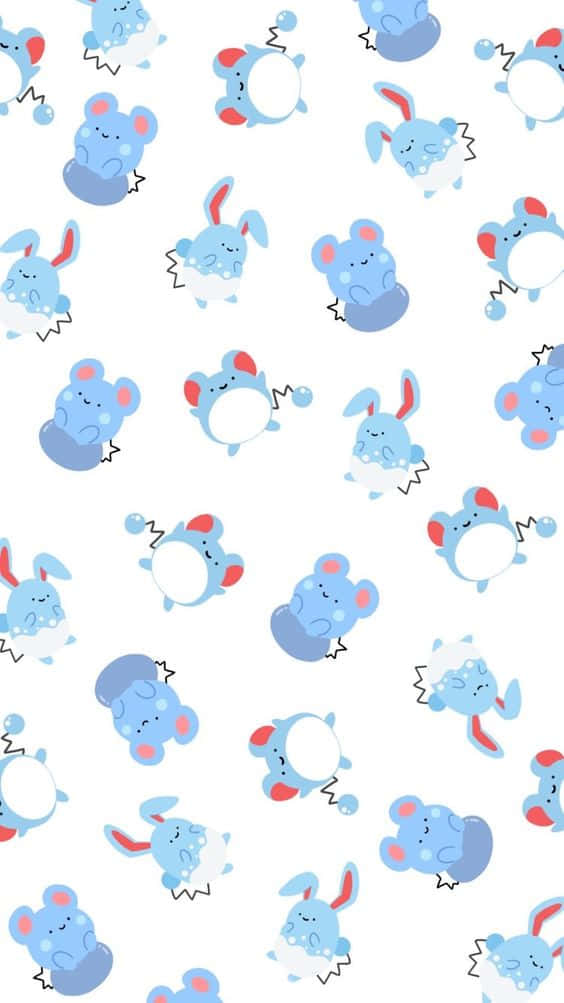 Mchoro wa Azumarill Picha ya Ukuta
