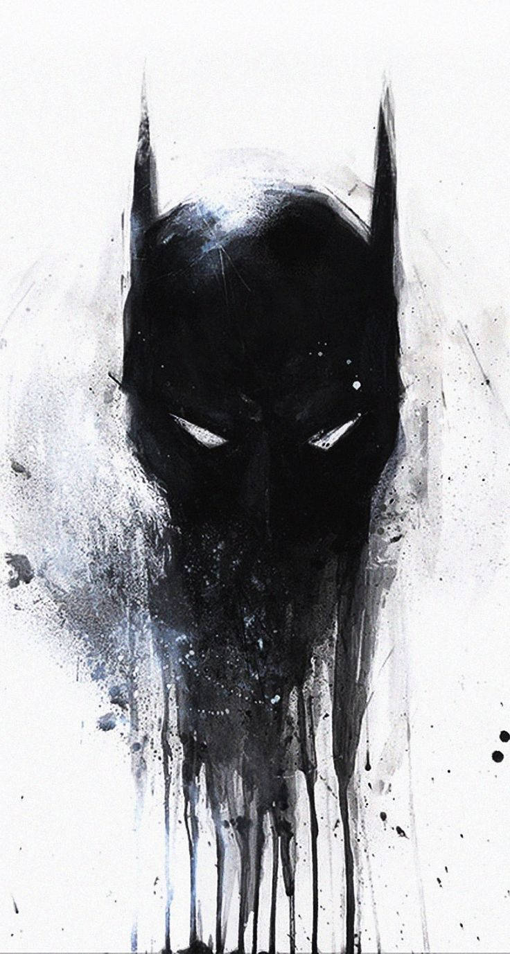 Mchoro wa Batman Unaoyeyuka Picha ya Ukuta
