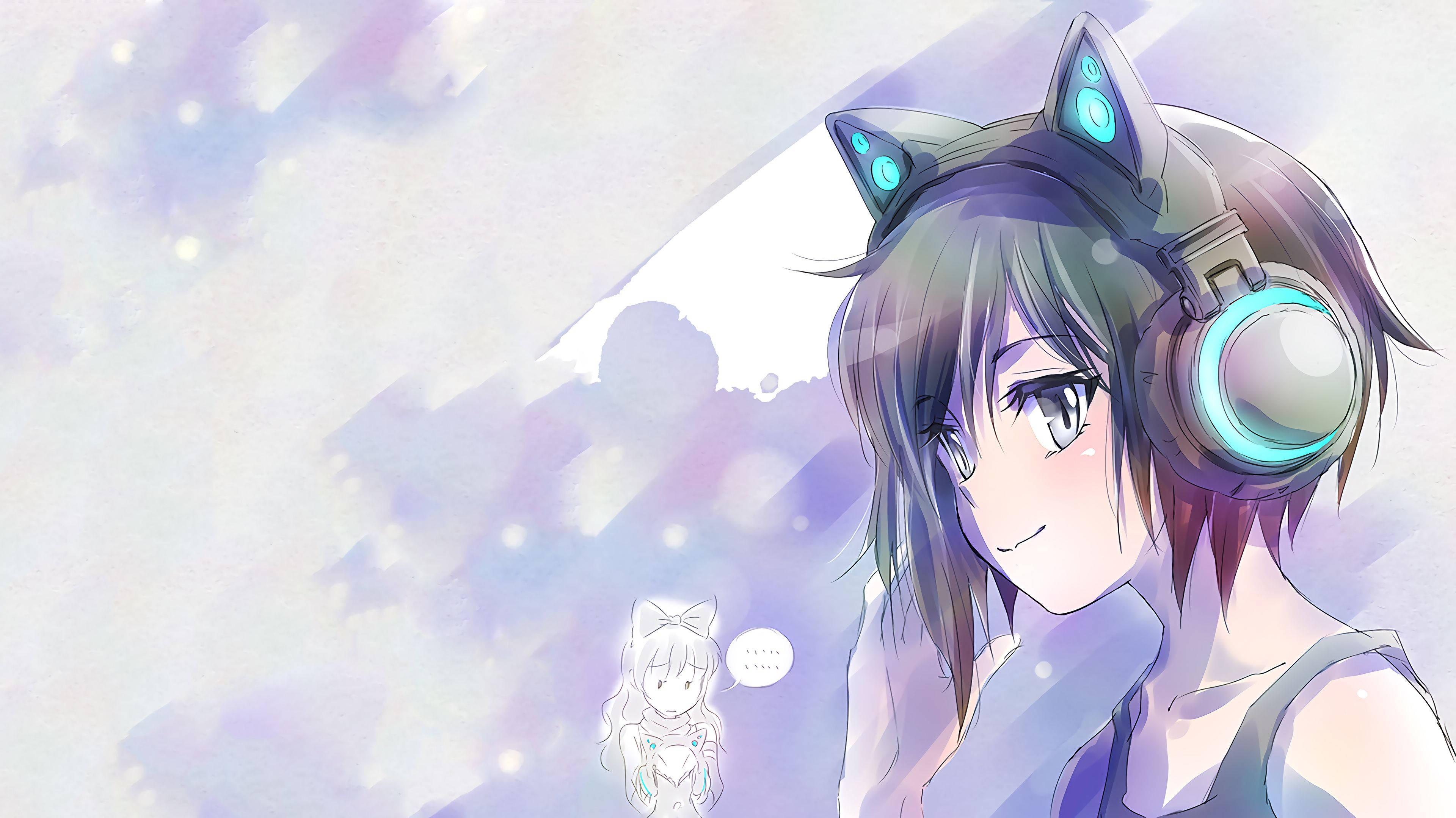 Mchoro wa Blake wa Anime Lesbian Picha ya Ukuta