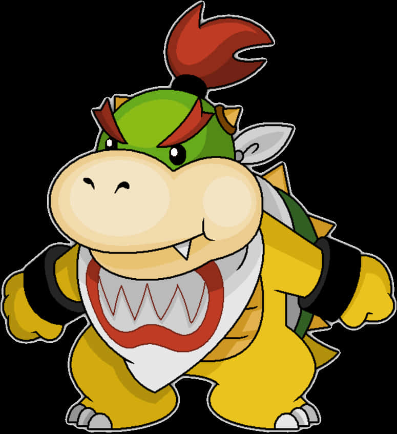 Mchoro wa Bowser Jr. Picha ya Ukuta