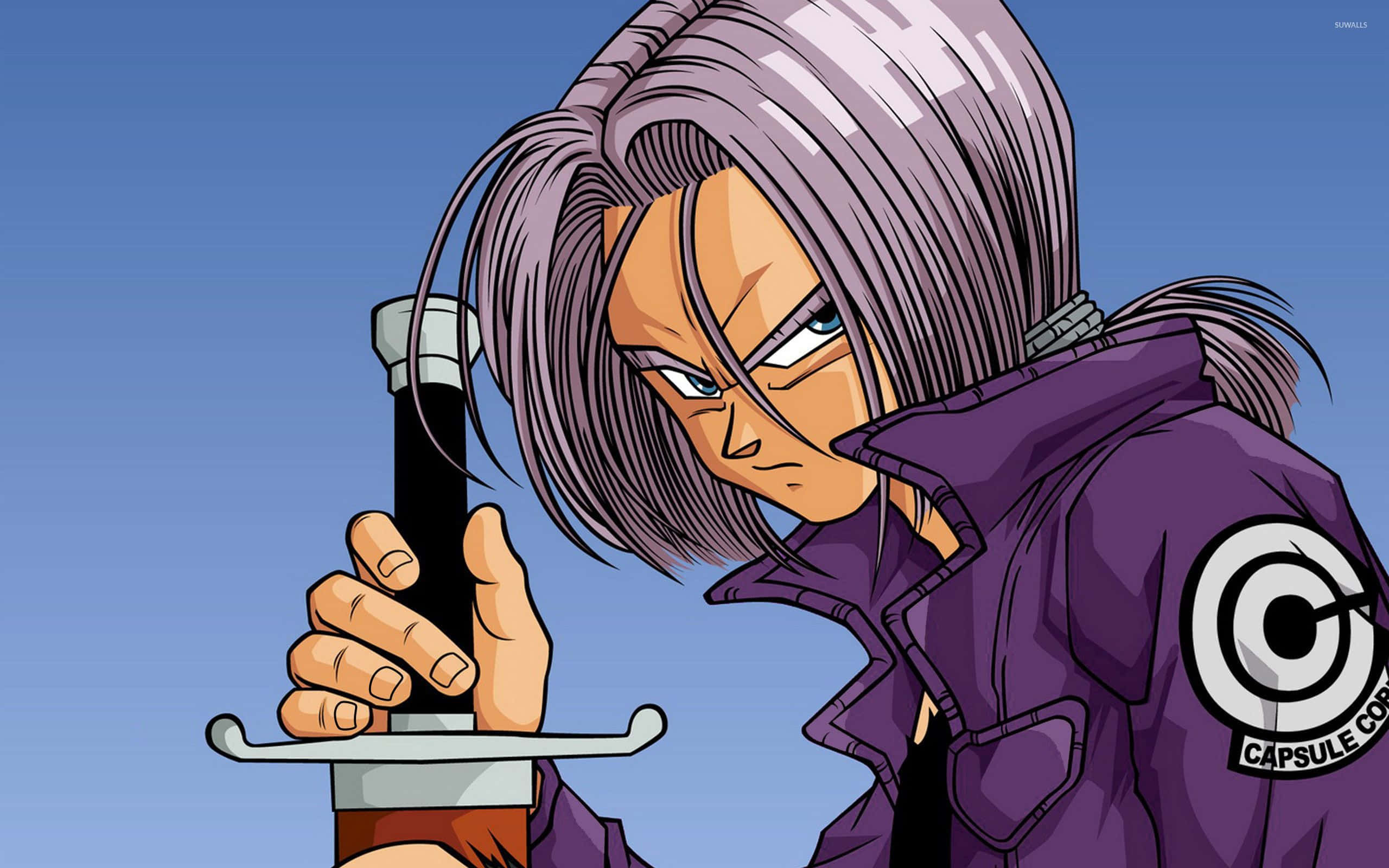 Mchoro wa Dijitali wa Trunks Picha ya Ukuta