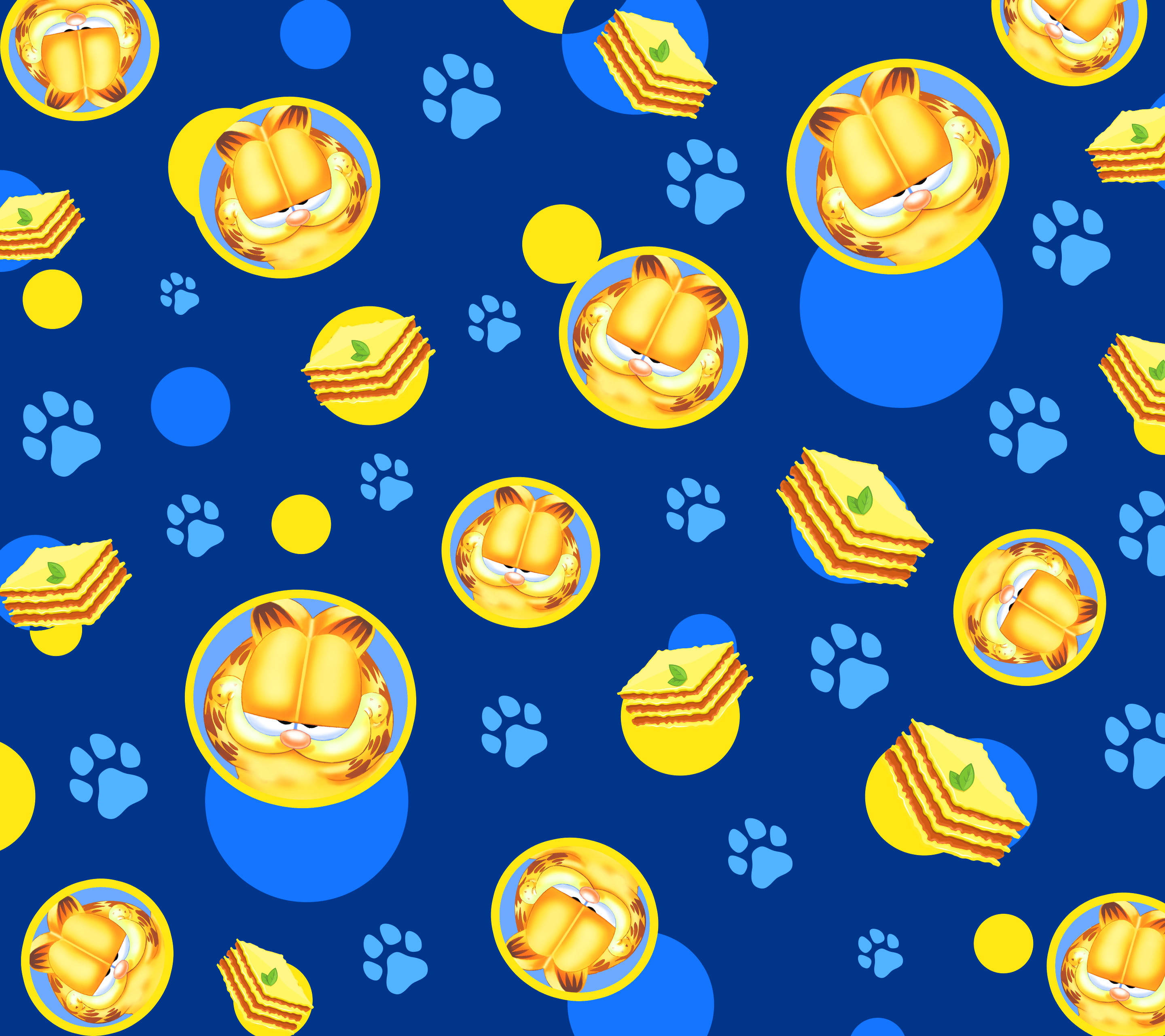 Mchoro wa Garfield Mzuri Picha ya Ukuta