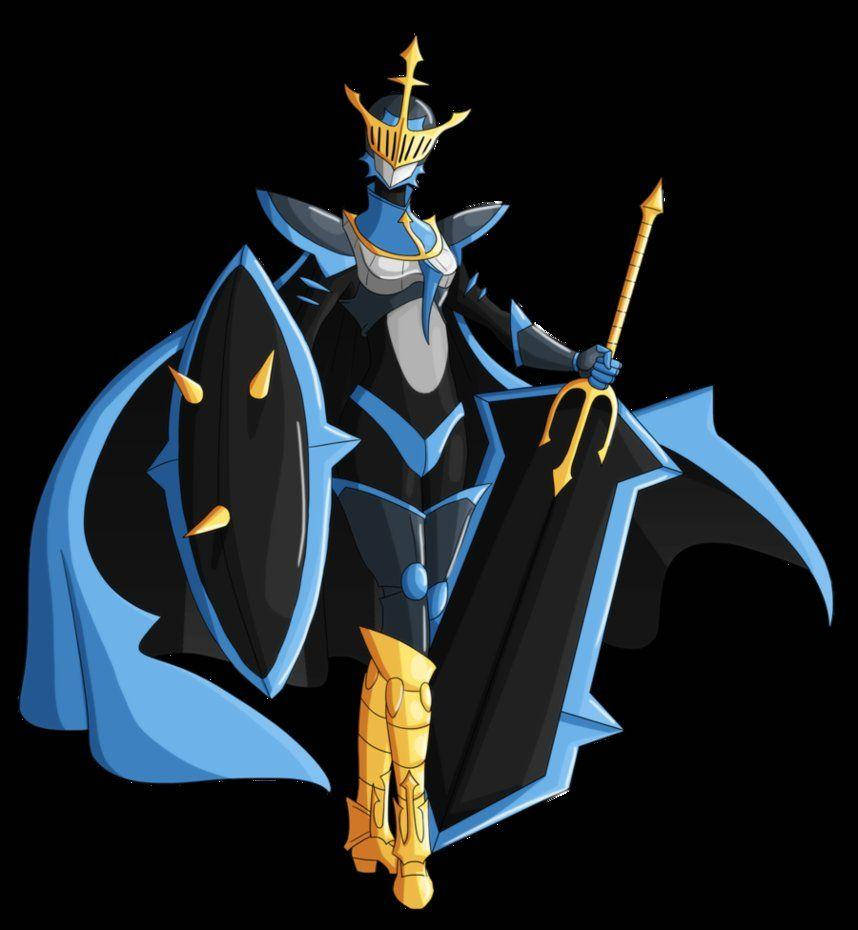 Mchoro wa Knight wenye Mandhari ya Empoleon Picha ya Ukuta