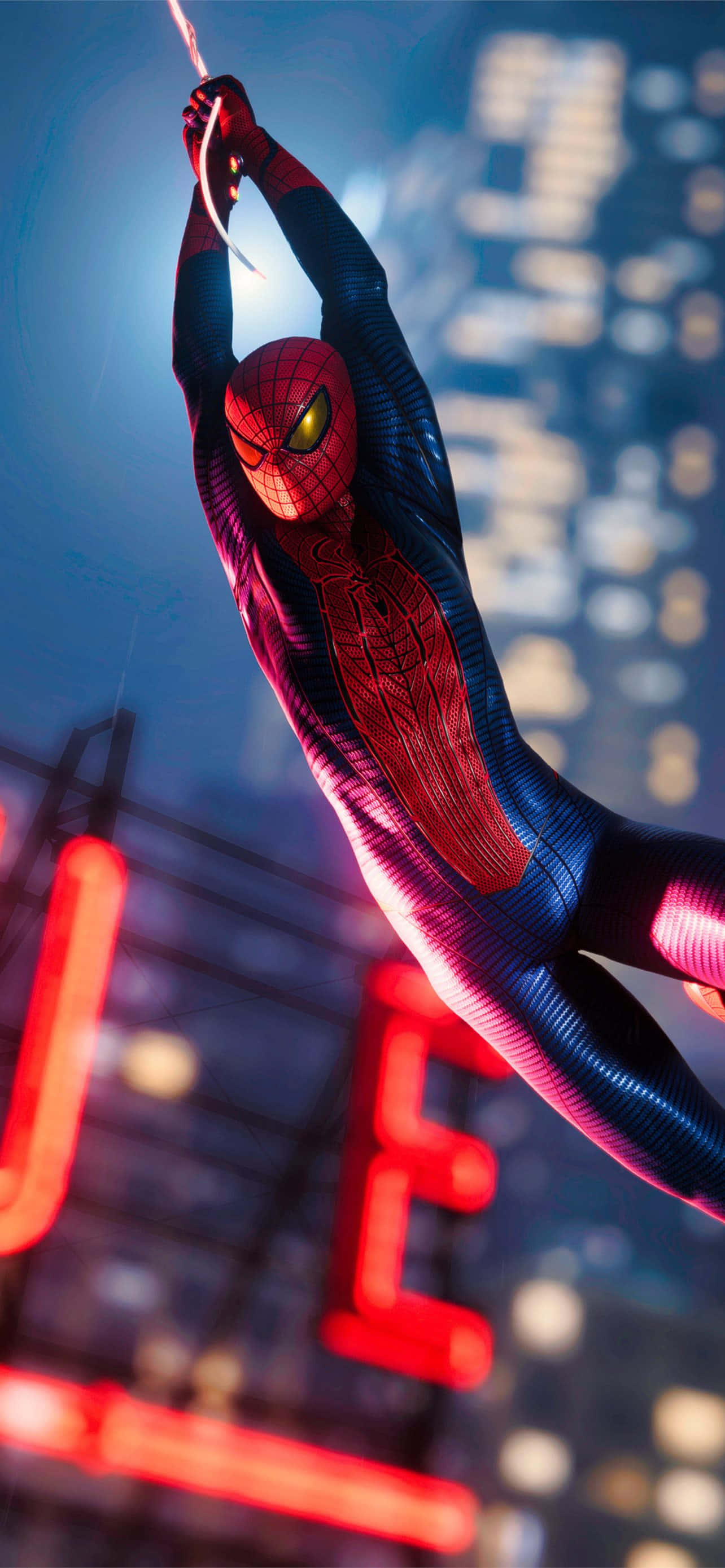 Mchoro wa Kufanya Kazi Kutoka Spiderman Picha ya Ukuta